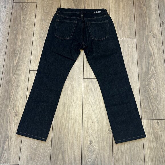 Gap Men's Straight Dark Wash Denim Jeans - Picture 2 of 2